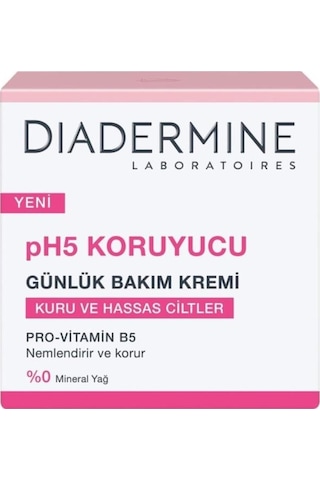 Diadermine PH 5 Kuru ve Hassas Ciltler için Koruyucu Günlük Bakım Kremi 50 ML