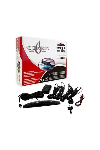 Oto Araç Geri Park Sensörü 12v Ses İkazlı Ve Dijital Ekranlı 4 Gözlü 22mm Siyah Ps.uz.678 001 1 Adet