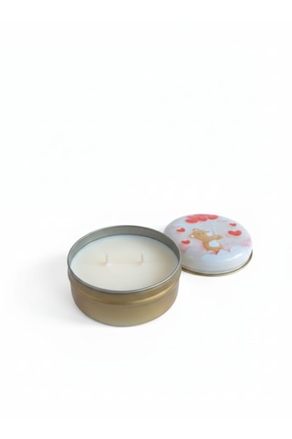 Forest Soul Sedir & Sandal Ağacı Kokulu El Yapımı Soya Mumu Happy Blaze Candle Pudra