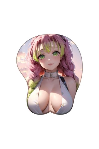 Nezuko Shinobu Mitsuri Tanjirou 3d Silikon Mousepad Iblis Avcısı Bilek Desteği Mouse Pad Anime Oyunu Seksi 3d Bilek Dinlenme Fare Mat Pembe & Beyaz