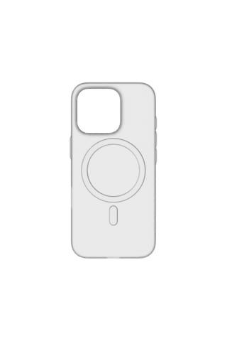 Momax Lite CaseForm Apple Uyumlu iPhone 16 Pro E74 Magsafe Kılıf Transparan Beyaz
