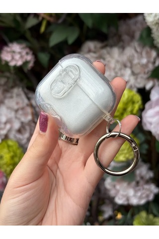 Yummy Case Airpods Uyumlu 4 Kablosuz Kulaklıklar İçin Simli Kılıf 463060500 Beyaz