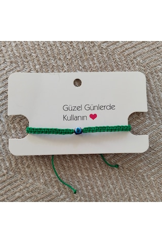 Nazar Boncuğu Örgülü Bileklik
