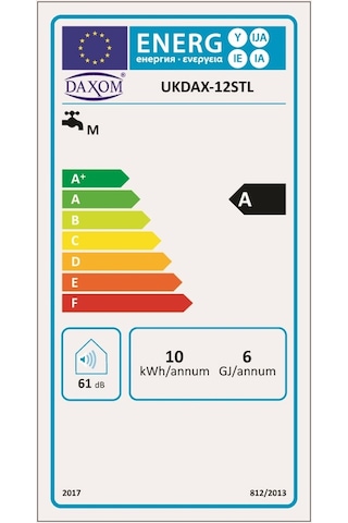Daxom Ukdax 12 STL Doğalgazlı Fanlı Hermetik 12 L Şofben