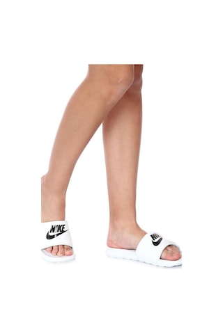 Nike Victori One Slide Womens Sandals Kadın Günlük Terlik Beyaz Beyaz