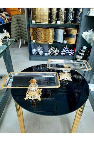 Dream Home Avangard 2 Adet Döküm Ayak Kristalli Gold Yaldızlı Sunumluk Muhteşem Ürün Dream Home Avangard 2 Adet Döküm Ayak Kristalli Gold Yaldızlı Sunumluk Muhteşem Ürün