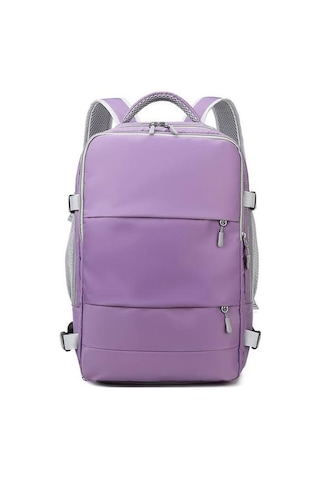 Createtech Seyahat Çantası, Usb Şarj, Hırsızlık Önleyici, Şık Kadın El Çantası - Gri Gri