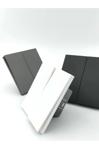 Tocterra Beş Aydınlatmasız Beyaz Düğmeli Anahtar 450913301