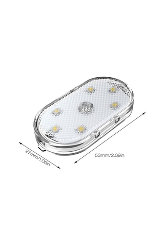 Sge Teknoloji Araç İçi Beyaz Işık Şarjlı Dokunmatik Led Lamba Işık