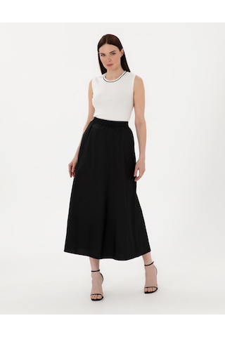 Pierre Cardin Kadın Siyah Etek Dokuma 50301215-vr046 Siyah