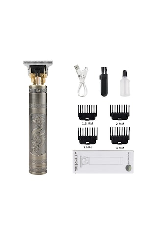 Metal Gövdeli Sıfır Kesim Şarjlı Tıraş Makinesi