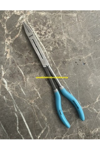 Soma Pro 300mm Açılı Uzun Kargaburun Pense Düz Uçlu 30cm Uzun Kargaburnu