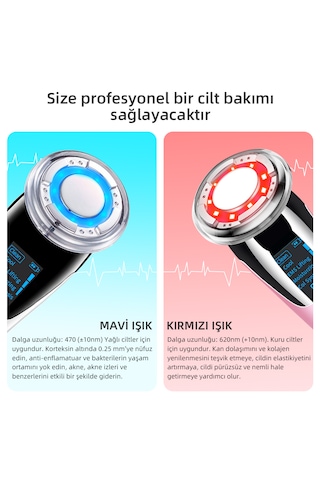 Yues Akıllı Güzellik Robotu 5 Modlu Sıcak Soğuk Kompresli Cilt...
