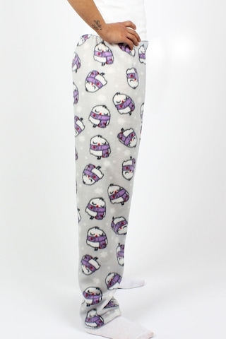 Cepsiz Kışlık Polar Kadın Pijama Altı Tek Alt Je22 Gri