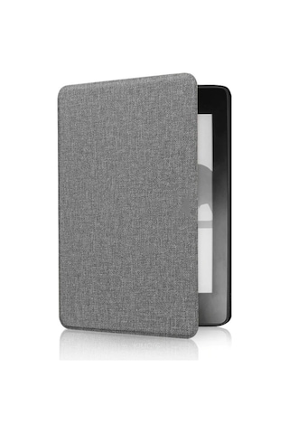 Cosmostec Amazon Kindle Paperwhite 4 E Kitap Okuyucu Kılıfı Gri
