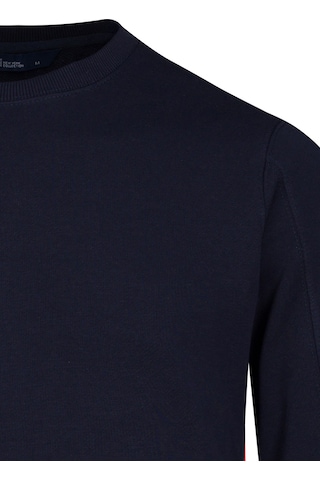 Hatemoğlu Lacivert Regular Fit Bisiklet Yaka 100% Pamuk Sweatshirt