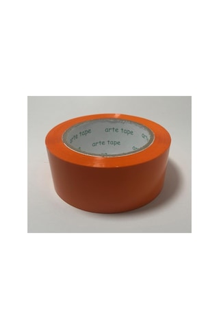 45 Mm X 100 M Renkli Koli Bandı- Turuncu 1