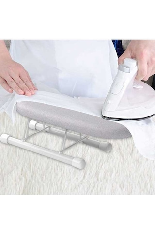 Pazly Geniş Masa Üstü Ütü Tahtası Demir Ekstra Geniş Tezgah Ütü Yaka Boyun Çizgileri Çok Renkli