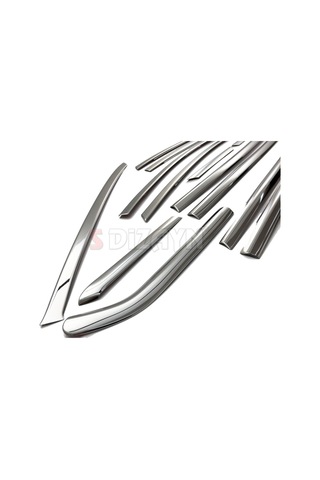 S-Dizayn  Ford Focus 3 Hb Krom Cam Çerçevesi 16 Prç 2011-2018