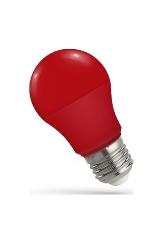 1 Adet 10 Watt Kırmızı Işık E27 Duy Led Ampul, Kırmızı Işık 10 Watt Tasarruflu Led Ampul, 10 Watt