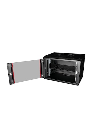 Lande 2u Sabit Raf 19'' Rack Uyumlu 350 Mm Derinlik 15 Kg Taşıma Kapasitesi Siyah Ral 9005