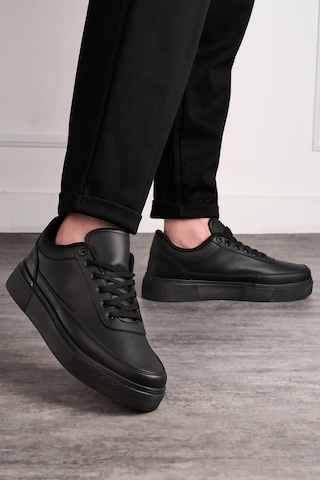 Günlük Erkek Sneaker Ayakkabı -182 Siyah