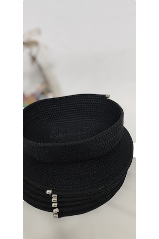 Kordon İpten Siyah 6lı Supla Takımı Ve Ekmeklik Siyah