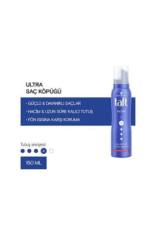 Taft Ultra Şekillendirici Saç Köpüğü 150 ML