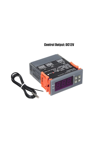 Dianziye Dc12v Dijital Sıcaklık Kontrol Cihazı Mh-1210w -50 C 110 C Led Ekranlı Ev Ve Endüstriyel Kullanim