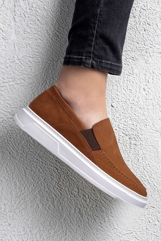 Menta Erkek Hakiki Deri Nubuk Sneaker, Loafer Sneaker, Hakiki Deri Sneaker, Erkek Snaker