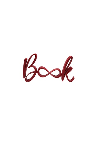 Sonsuzluk Detaylı Kitap Tutucu Kırmızı Sonsuzluk Detaylı Kitap Tutucu Kırmızı