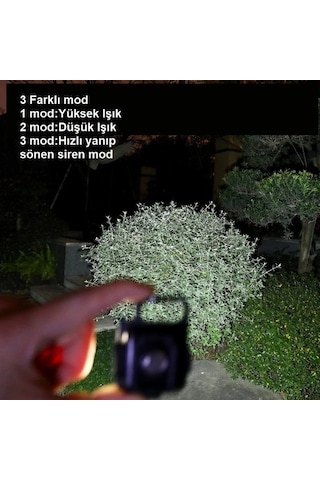 Gülcenin Dükkanı 30 Ledli Mıknatıslı Mini Anahtarlık Flash Kamp Lambası Çok Renkli