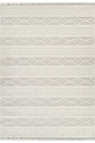 Kaşmir Halı 7/24 İskandinav Larus Grey 160x230 CM Salon Mutfak Halısı Yolluk Kilim