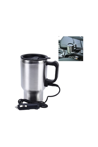 Sones Paslanmaz Çelik Elektrikli Akıllı Kupa 12 V Araba Elektrikli Su Isıtıcısı Isıtmalı Kupa Fincanı Şarj Kupa & Bardak 52819110