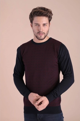 Ferraro Bisiklet Yaka Superfine Yün Kazak - Lacivert Lacivert (490433409) Lacivert