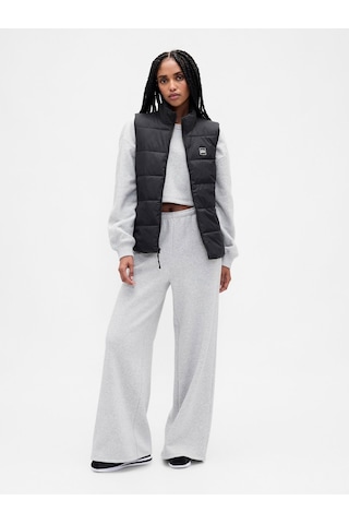 Gap V-frch Logo Lw Puffer Vest Kadın Siyah Yelek 791282002