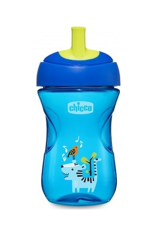 Chicco Pipetli Eğitim Bardağı Erkek 12+ Ay Mavi