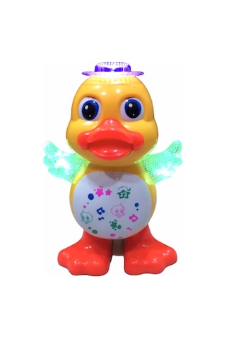 Oyuncak Dans Eden Ördek Pilli Çılgın Dans Eden Ördek Sesli Işıklı