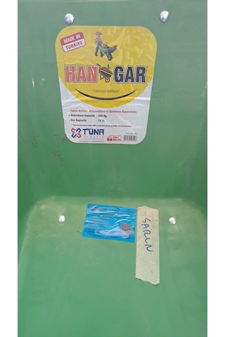 El Arabası - Hangar Plastik Yeşil Teknesi Plastiktir