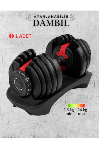 Ayarlanabilir Dambıl Seti - 24kg Tek Adet