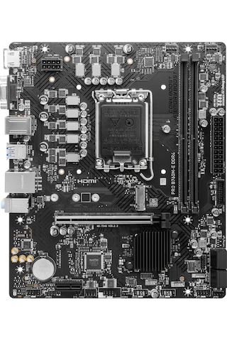 MSI Pro B760M-E DDR4 Intel B760 4800 MHz (OC) DDR4 Soket 1700 mATX Anakart