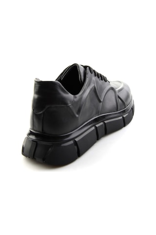 Bambi Siyah Napa Hakiki Deri Erkek Sneaker E01736060343