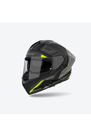Aıroh Matryx Rocket Kask Siyah Sarı