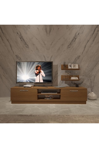Decoraktiv Eko 4b Slm Dvd Tv Ünitesi Tv Sehpası Ceviz