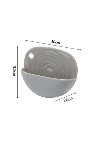 Fosenze El Tutulu Plastik Kaymazsız Mini Çamaşır Tahtası Ev Dormant Çorap Yıkama Aleti Kalın Kenar Gri