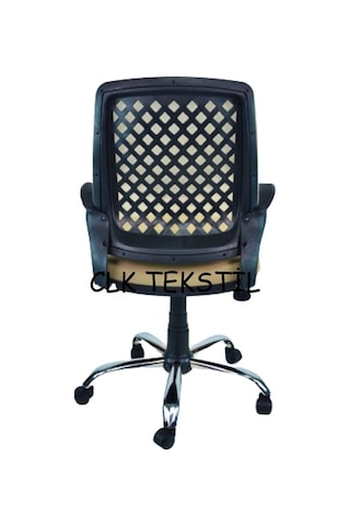 Clk-06 Fileli Petek Ofis Büro Bilgisayar Koltuğu Sandalyesi Krom Ayak