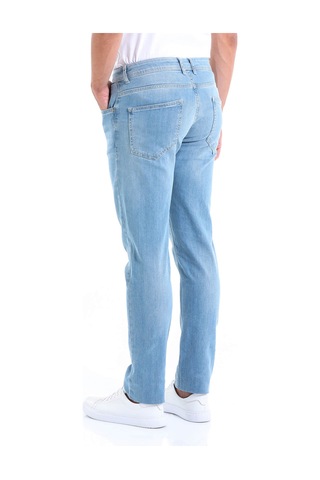 Hatemoğlu Mavi Slim Fit Düşük Bel Basic Kot Pantolon Mavi