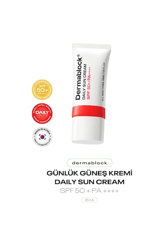 Doğal Bitişli Günlük Kore Güneş Kremi Daily Sun Cream Spf 50 + Pa ++++