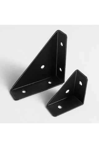 Bej 4 Adet 90 Derece Körüklü Açı Konnektör Braketleri Paslanmaz Korozyona Dayanıklı Köşebent Köşebent Bağlantı Elemanları