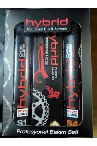 Hybrid Motosiklet Zincir Temizleme ve Bakım Seti